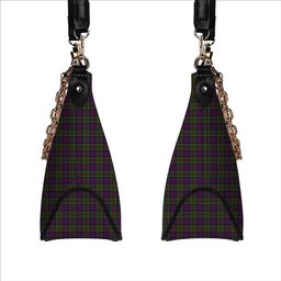 ScotsTee Shop Scottish Donald of Clan Ranald Modern Tartan Handbag Women's Shoulder Bag With Chain