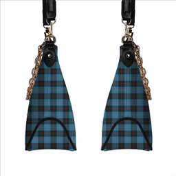 ScotsTee Shop Scottish Garden Tartan Handbag Women's Shoulder Bag With Chain