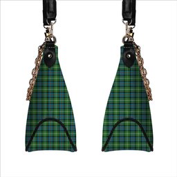 ScotsTee Shop Scottish Davidson of Tulloch Ancient Tartan Handbag Women's Shoulder Bag With Chain