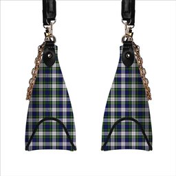 ScotsTee Shop Scottish Gordon Dress Modern Tartan Handbag Women's Shoulder Bag With Chain