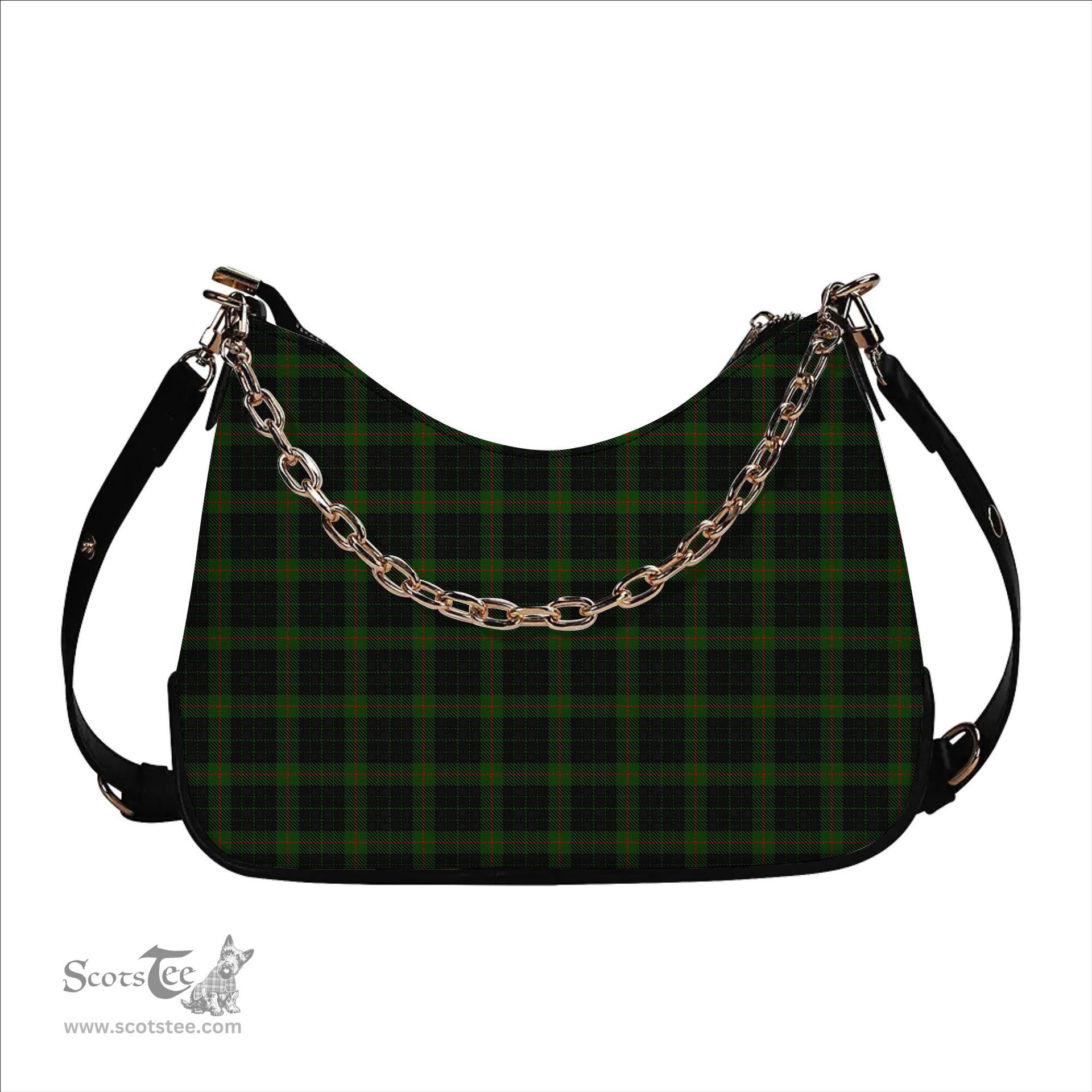 ScotsTee Shop Scottish Gunn VS Tartan Handbag Women's Shoulder Bag With Chain