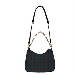 ScotsTee Shop Scottish Gordon 3 Tartan Handbag Women's Shoulder Bag With Chain