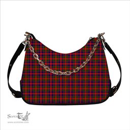 ScotsTee Shop Scottish Gow of Skeoch Tartan Handbag Women's Shoulder Bag With Chain