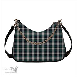 ScotsTee Shop Scottish Graham Dress Modern Tartan Handbag Women's Shoulder Bag With Chain