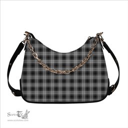 ScotsTee Shop Scottish Glen Tartan Handbag Women's Shoulder Bag With Chain