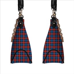 ScotsTee Shop Scottish Graham of Menteith Red Ancient Tartan Handbag Women's Shoulder Bag With Chain