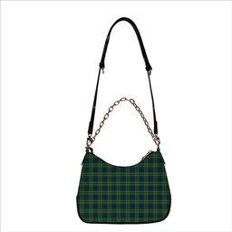 ScotsTee Shop Scottish Graden Tartan Handbag Women's Shoulder Bag With Chain