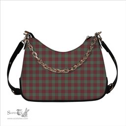 ScotsTee Shop Scottish Gregor Hunting Ancient Tartan Handbag Women's Shoulder Bag With Chain