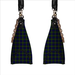 ScotsTee Shop Scottish Gunn Modern Tartan Handbag Women's Shoulder Bag With Chain