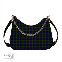 ScotsTee Shop Scottish Gunn Modern Tartan Handbag Women's Shoulder Bag With Chain