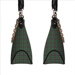 ScotsTee Shop Scottish Gray Hunting Modern Tartan Handbag Women's Shoulder Bag With Chain
