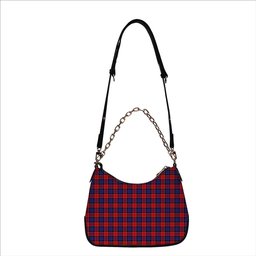 ScotsTee Shop Scottish Graham of Menteith Red Tartan Handbag Women's Shoulder Bag With Chain