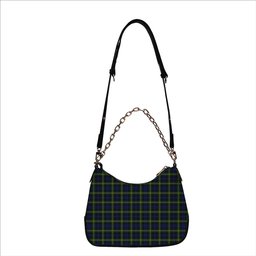 ScotsTee Shop Scottish Gordon of Esslemont Tartan Handbag Women's Shoulder Bag With Chain