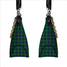 ScotsTee Shop Scottish Graham of Menteith Modern Tartan Handbag Women's Shoulder Bag With Chain