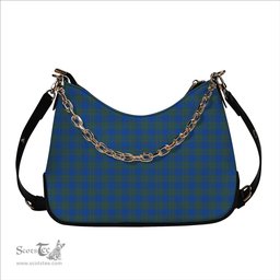 ScotsTee Shop Scottish Dallas Tartan Handbag Women's Shoulder Bag With Chain