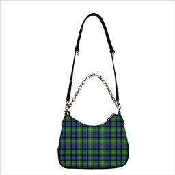 ScotsTee Shop Scottish Gordon Old Ancient Tartan Handbag Women's Shoulder Bag With Chain