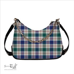 ScotsTee Shop Scottish Guthrie Dress Modern Tartan Handbag Women's Shoulder Bag With Chain