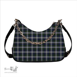 ScotsTee Shop Scottish Gordon Dress Original Tartan Handbag Women's Shoulder Bag With Chain
