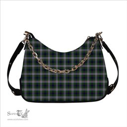 ScotsTee Shop Scottish Gordon Dress 1965 Tartan Handbag Women's Shoulder Bag With Chain