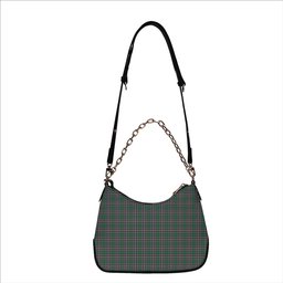 ScotsTee Shop Scottish McFarlane Hunting Ancient Tartan Handbag Women's Shoulder Bag With Chain