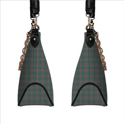 ScotsTee Shop Scottish McFarlane Hunting Ancient Tartan Handbag Women's Shoulder Bag With Chain