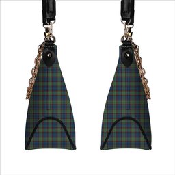ScotsTee Shop Scottish Nicolson Hunting Ancient Tartan Handbag Women's Shoulder Bag With Chain