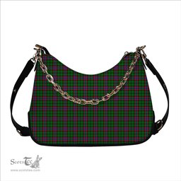 ScotsTee Shop Scottish McGeachie Tartan Handbag Women's Shoulder Bag With Chain
