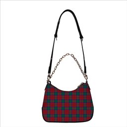 ScotsTee Shop Scottish Lindsay Modern Tartan Handbag Women's Shoulder Bag With Chain