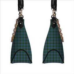 ScotsTee Shop Scottish Wood Ancient Tartan Handbag Women's Shoulder Bag With Chain