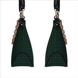 ScotsTee Shop Scottish Kennedy Tartan Handbag Women's Shoulder Bag With Chain