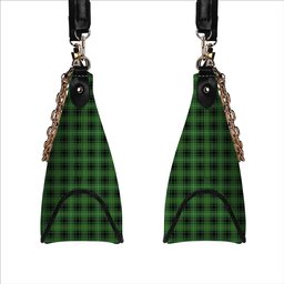 ScotsTee Shop Scottish MacIvor Hunting Ancient Tartan Handbag Women's Shoulder Bag With Chain