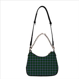 ScotsTee Shop Scottish Wishart Hunting SC Tartan Handbag Women's Shoulder Bag With Chain