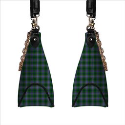 ScotsTee Shop Scottish Wishart Hunting SC Tartan Handbag Women's Shoulder Bag With Chain