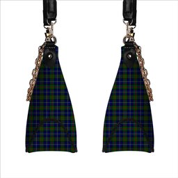 ScotsTee Shop Scottish MacLeod of Harris Modern Tartan Handbag Women's Shoulder Bag With Chain