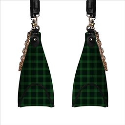 ScotsTee Shop Scottish MacKillen Hunting Tartan Handbag Women's Shoulder Bag With Chain