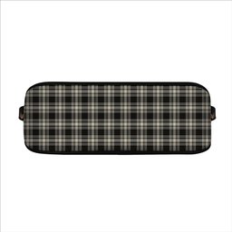 ScotsTee Shop Scottish Menzies Black & White Ancient Tartan Handbag Women's Shoulder Bag With Chain