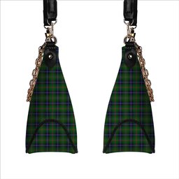 ScotsTee Shop Scottish Kirby Tartan Handbag Women's Shoulder Bag With Chain