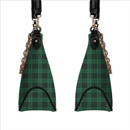 ScotsTee Shop Scottish McLean Hunting Ancient Tartan Handbag Women's Shoulder Bag With Chain