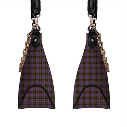 ScotsTee Shop Scottish Yew Thistle Tartan Handbag Women's Shoulder Bag With Chain