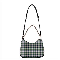 ScotsTee Shop Scottish Macnaghten Dress Modern Tartan Handbag Women's Shoulder Bag With Chain