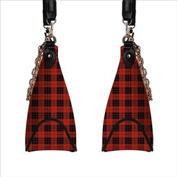 ScotsTee Shop Scottish MacLeod of Raasay Ancient Tartan Handbag Women's Shoulder Bag With Chain