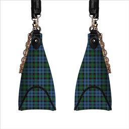 ScotsTee Shop Scottish Kerr Hunting Ancient Tartan Handbag Women's Shoulder Bag With Chain