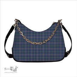 ScotsTee Shop Scottish MacHinery Dress Tartan Handbag Women's Shoulder Bag With Chain