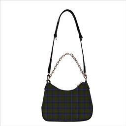 ScotsTee Shop Scottish MacMillan Hunting 2 Tartan Handbag Women's Shoulder Bag With Chain