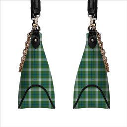 ScotsTee Shop Scottish Johnston Dress Ancient Tartan Handbag Women's Shoulder Bag With Chain