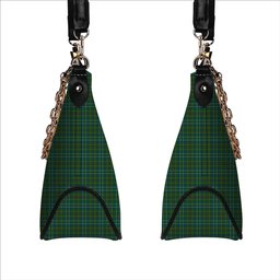 ScotsTee Shop Scottish Harkness Hunting Tartan Handbag Women's Shoulder Bag With Chain