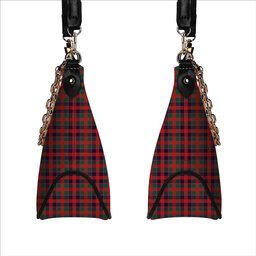 ScotsTee Shop Scottish McGowan Modern Tartan Handbag Women's Shoulder Bag With Chain