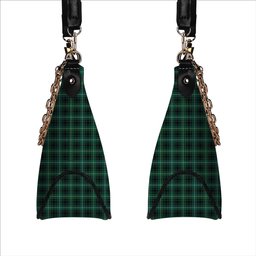 ScotsTee Shop Scottish McIvor Hunting Modern Tartan Handbag Women's Shoulder Bag With Chain