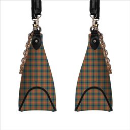 ScotsTee Shop Scottish Wilson Ancient Tartan Handbag Women's Shoulder Bag With Chain