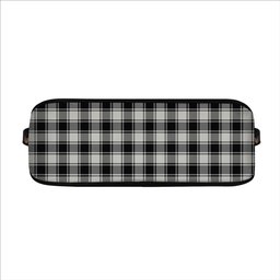ScotsTee Shop Scottish MacFie Black & White Modern Tartan Handbag Women's Shoulder Bag With Chain